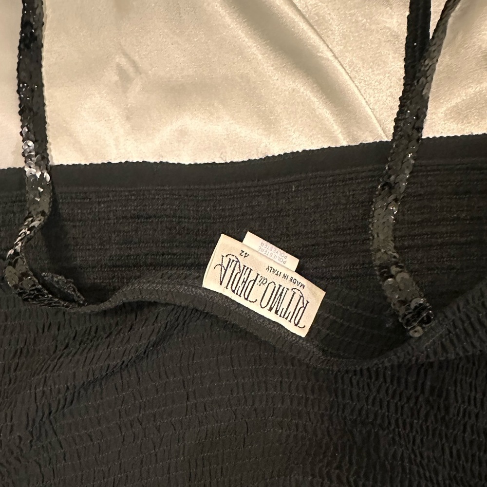LA PERLA VIntage Black Sequin corset. #030 - Picture 8 of 8